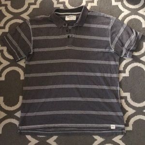 Large Stripe Collared Wrangler Brand Shirt